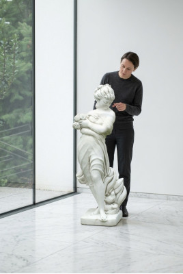 Woman 122cm Sculpture Design Figure Statue Garden Figures Statues
