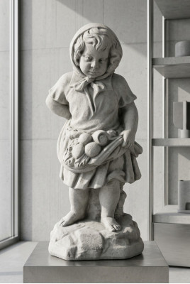 Girl 71cm Figure Statue Figures Sculpture Statues Garden
