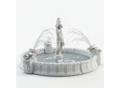 Fountain Figure Statue Figures Sculpture Statues Sculptures Antique Garden