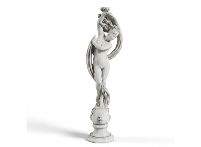 Figure Statue XXL Garden Figure Water Column Sculpture Statues