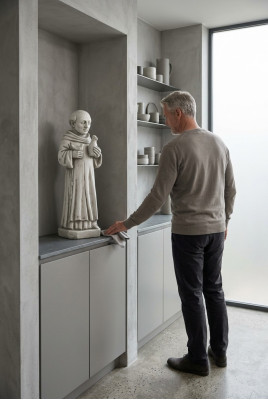 Garden Decoration Monk Statue Sculpture Figures Sculptures Designer