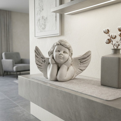 Grave decoration grave stone decoration figure decor angel sculpture God holy