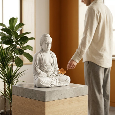 Buddha Malaysia Statue Figurine Garden Figures Statues Sculpture Sculptures