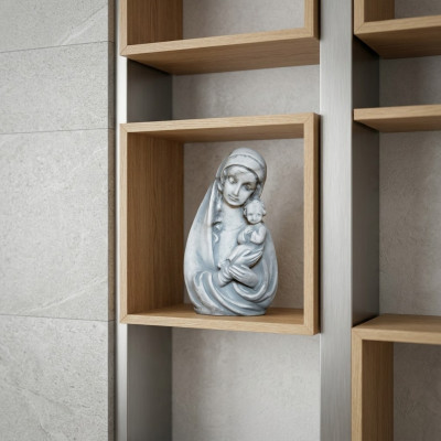 Figure Sculpture Maria Jesus Sculptures God Holy Figures Decor Statues