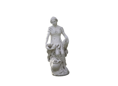Decoration Figure Woman Garden Designer Figures Sculpture White Sculptures