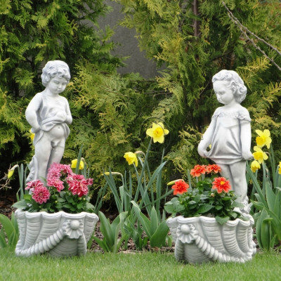 Figure flower pot plant container decoration flower pots figure decor garden