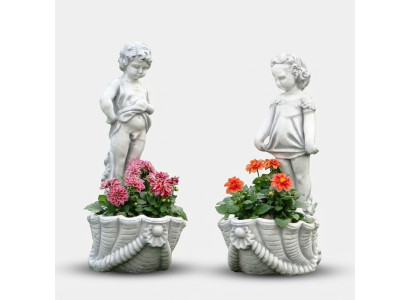 Figure flower pot plant container decoration flower pots figure decor garden