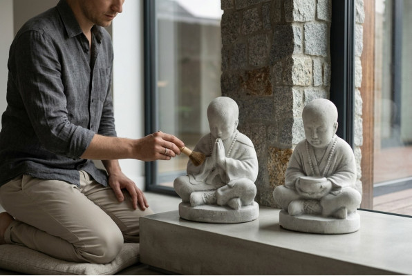 45cm Decorative Sculpture Design Figure Statue Garden Figures Statues
