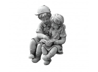 40cm Deco Sculpture Design Figure Statue Garden Figures Gray Natural Statues