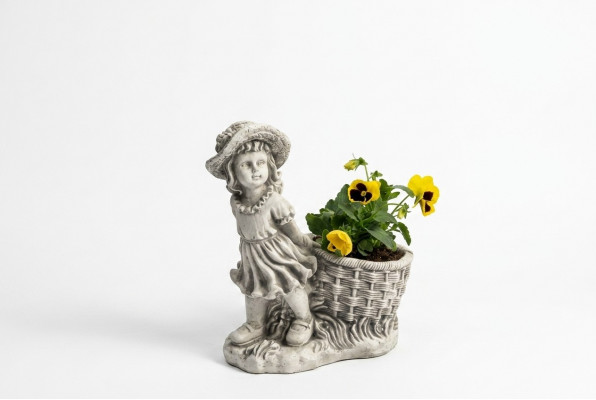 40cm Decorative Sculpture Design Figure Statue Garden Gray Figures Nature Statues