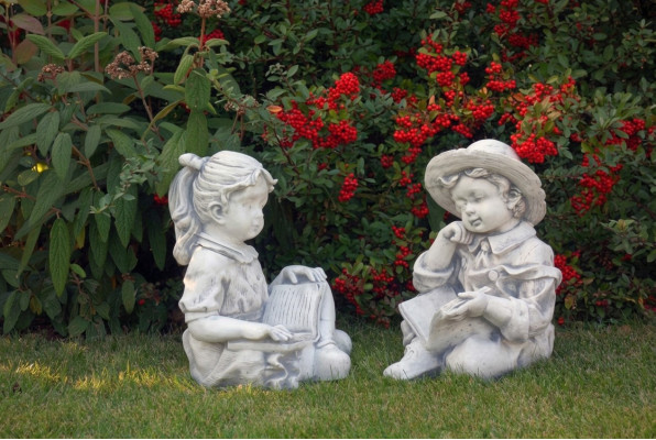 Young boy 44cm figure statue figures sculpture statues garden
