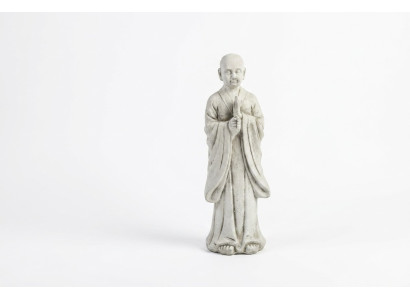 Buddha sculpture in stone look. Large decorative sculpture for garden figure.