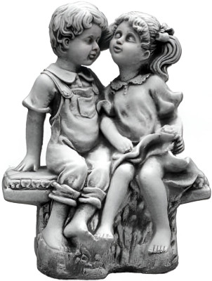 40cm Deco Sculpture Design Figure Statue Gray Garden Figures Nature Statues