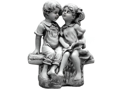 40cm Deco Sculpture Design Figure Statue Gray Garden Figures Nature Statues