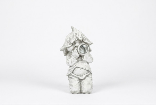Young Seated Decorative Figurine Statue Figures Sculpture Statues Garden