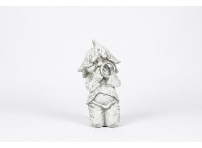 Young Seated Decorative Figurine Statue Figures Sculpture Statues Garden