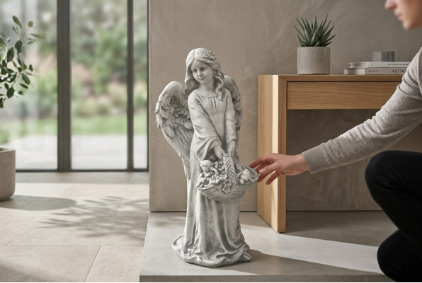 Woman 63cm Sculpture Design Figure Statue Garden Figures Statues