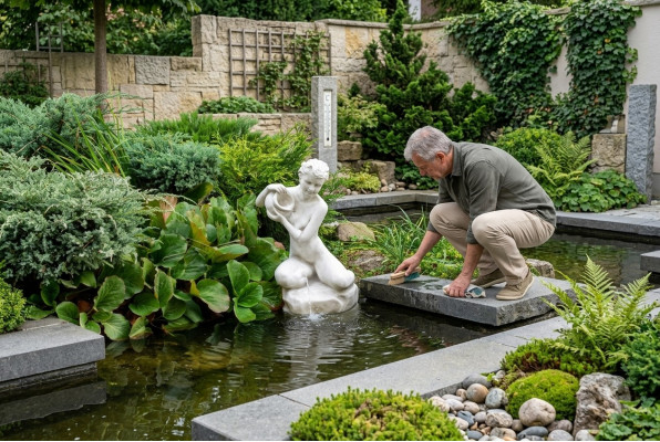 Fountain Figure Statue Figures Antique Sculpture Statues Sculptures Garden