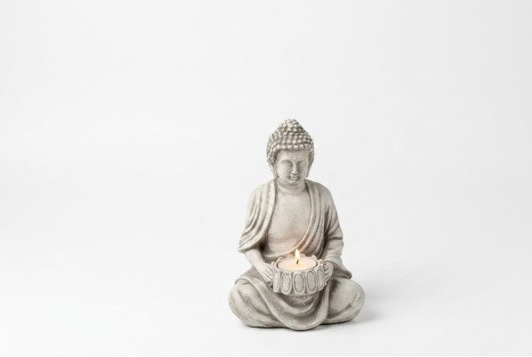 Buddha sculpture tealight candle holder large sculpture garden