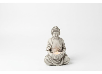Buddha sculpture tealight candle holder large sculpture garden
