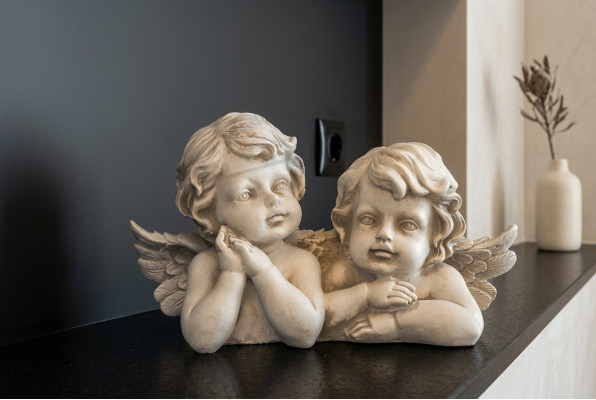 Grave Angel Angel Guardian Angel Grave Ornament Stone Decoration Figurine