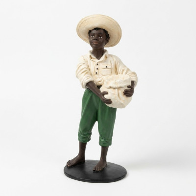 Design Boy with Bag Figure Statue Sculpture Figures Sculptures Decoration 7088