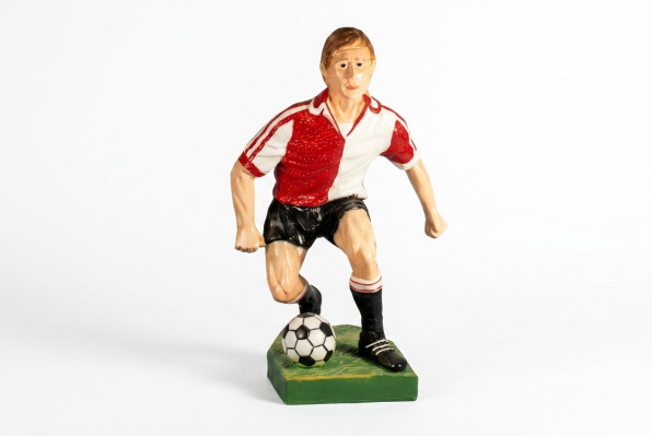 Design Soccer Player II Figure Statue Sculpture Figures Sculptures Decoration 7614