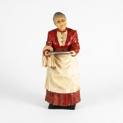 Serving Stand Grandmother Figure Statue Sculpture Figures Sculptures Decoration