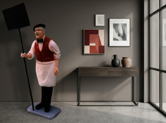 Sign Restaurant Figure Statue Sculpture Figures Sculptures Decoration Decor 182 cm