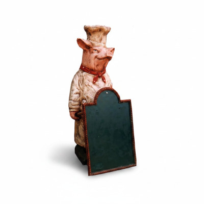 Restaurant Stand Panel Steak Figure Statue Sculpture Figures Sculptures Gastro