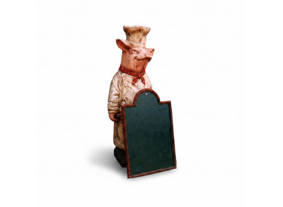 Restaurant Stand Panel Steak Figure Statue Sculpture Figures Sculptures Gastro
