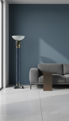 Floor lamp stand light lamp lighting design figure sculpture 185cm new