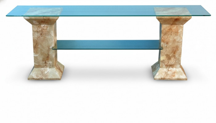Design showcase cabinet glass column cupboard shelves cabinet living room 1870 new