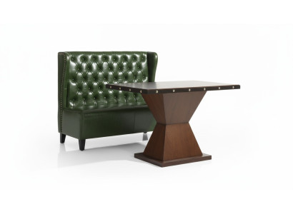 Chesterfield sofa couch bench green waiting room living room office sofas new