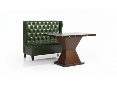 Chesterfield sofa couch bench green waiting room living room office sofas new