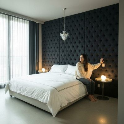 Custom-made customer request price 1m² wall paneling wall covering panel