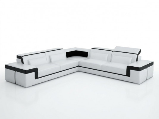 Leather sofa couch living landscape corner sofa corner set design modern sofa G8020B