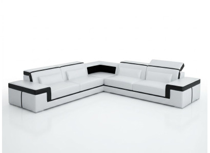Leather sofa couch living landscape corner sofa corner set design modern sofa G8020B