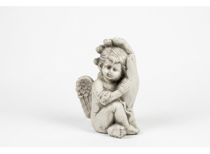 Grave angel cross grave decoration gravestone decor classic stone statue
