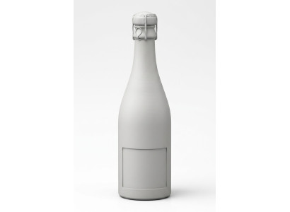 Champagne Figure Sculpture Figures Statue Bottle Sparkling Wine Design Garden Decoration