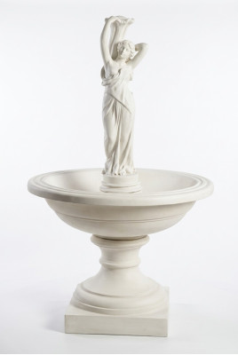 Decorative fountain, spring water fountain, sculpture, fountain, decoration, garden, fountain, pond, new