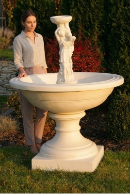 Decorative fountain, spring fountain, decoration, sculpture, fountain, garden, fountain, pond, new.