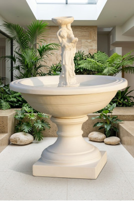 Decorative fountain, spring fountain, decoration, sculpture, fountain, garden, fountain, pond, new.