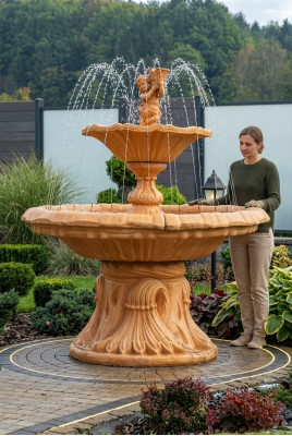 Fountain Garden Pond Well 190 cmStone Fountain Garden Fountain Fountain New