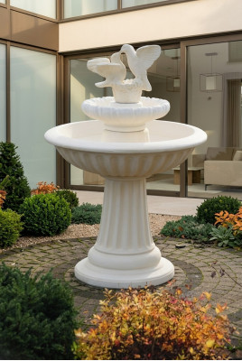 Decorative Fountain Water Fountain 136cm Sculpture Fountain Decor Garden Fountain Pond New