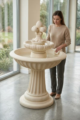 Decorative fountain, spring fountain, sculpture fountain, garden decoration, fountain, new 1136cm