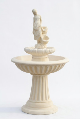 Decorative Fountain Water Fountain 162cm Sculpture Fountain Decor Garden Pond New