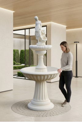 Decorative fountain sculpture 197cm fountain garden decoration pond fountain new