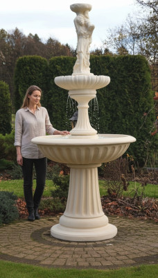 Decorative fountain Garden fountain 197cm Sculpture Fountain Decor Garden Fountain Pond New
