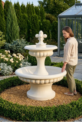 Decorative Fountain 157cm Sculpture Fountain Decoration Garden Pond New
